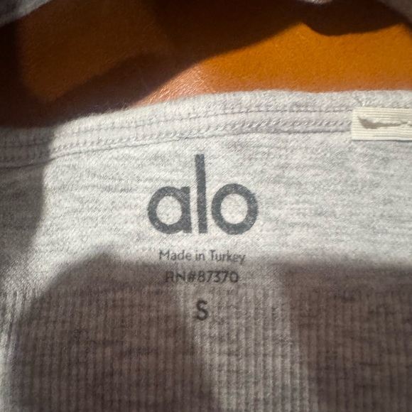 ALO Yoga Light Gray Sports Bra - Picture 2 of 5